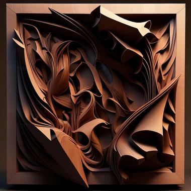 3D model Abstract Expressionism (STL)